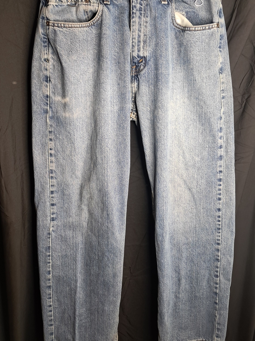 Vintage Signature by Levi Strauss Men's Loose Straight Jeans W33 L30 100% Cotton
